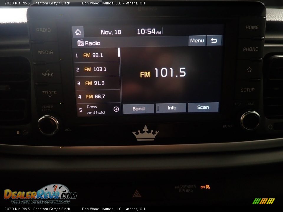 2020 Kia Rio S Phantom Gray / Black Photo #26