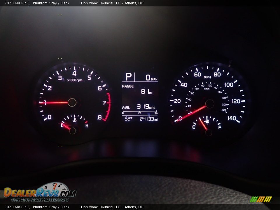 2020 Kia Rio S Phantom Gray / Black Photo #28