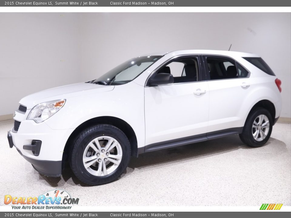 2015 Chevrolet Equinox LS Summit White / Jet Black Photo #3