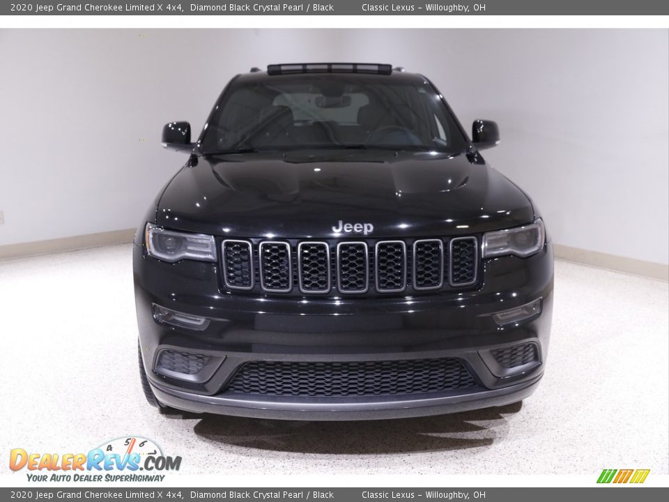 2020 Jeep Grand Cherokee Limited X 4x4 Diamond Black Crystal Pearl / Black Photo #2