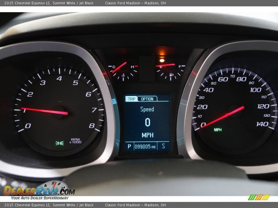 2015 Chevrolet Equinox LS Summit White / Jet Black Photo #8