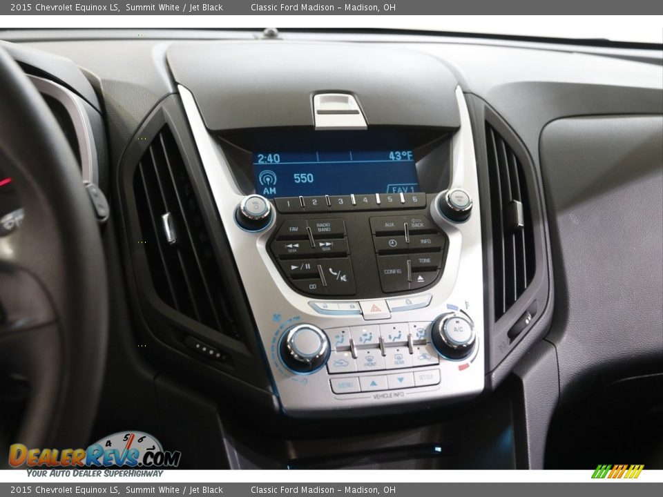 2015 Chevrolet Equinox LS Summit White / Jet Black Photo #9