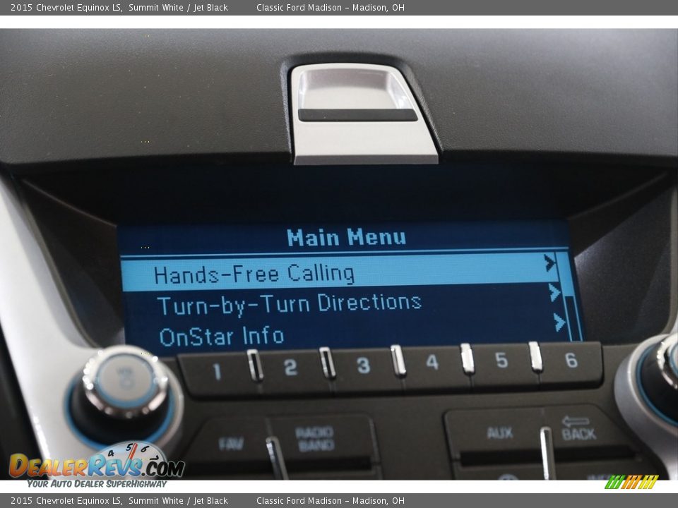 2015 Chevrolet Equinox LS Summit White / Jet Black Photo #10