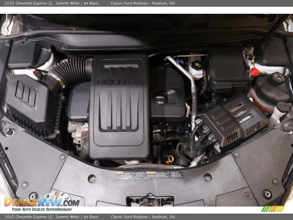 2015 Chevrolet Equinox LS Summit White / Jet Black Photo #16