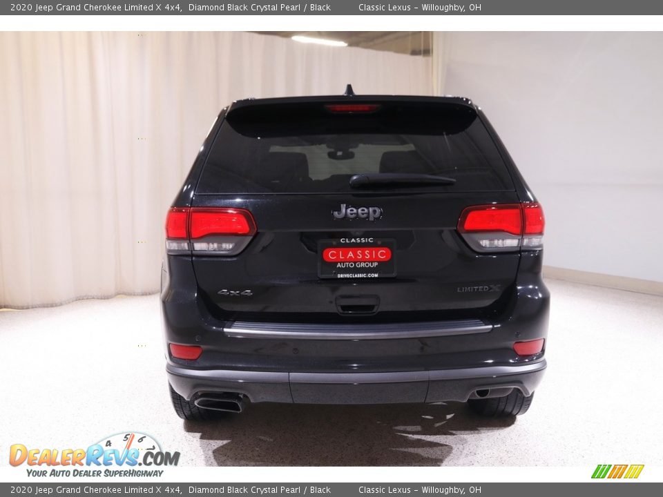 2020 Jeep Grand Cherokee Limited X 4x4 Diamond Black Crystal Pearl / Black Photo #20