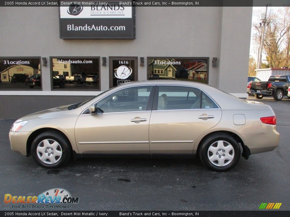 2005 Honda Accord LX Sedan Desert Mist Metallic / Ivory Photo #1