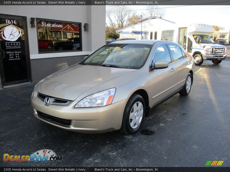 2005 Honda Accord LX Sedan Desert Mist Metallic / Ivory Photo #2