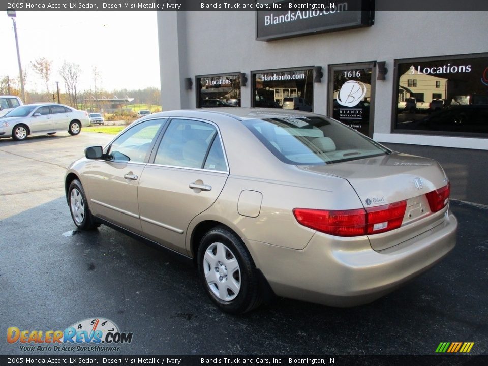 2005 Honda Accord LX Sedan Desert Mist Metallic / Ivory Photo #3