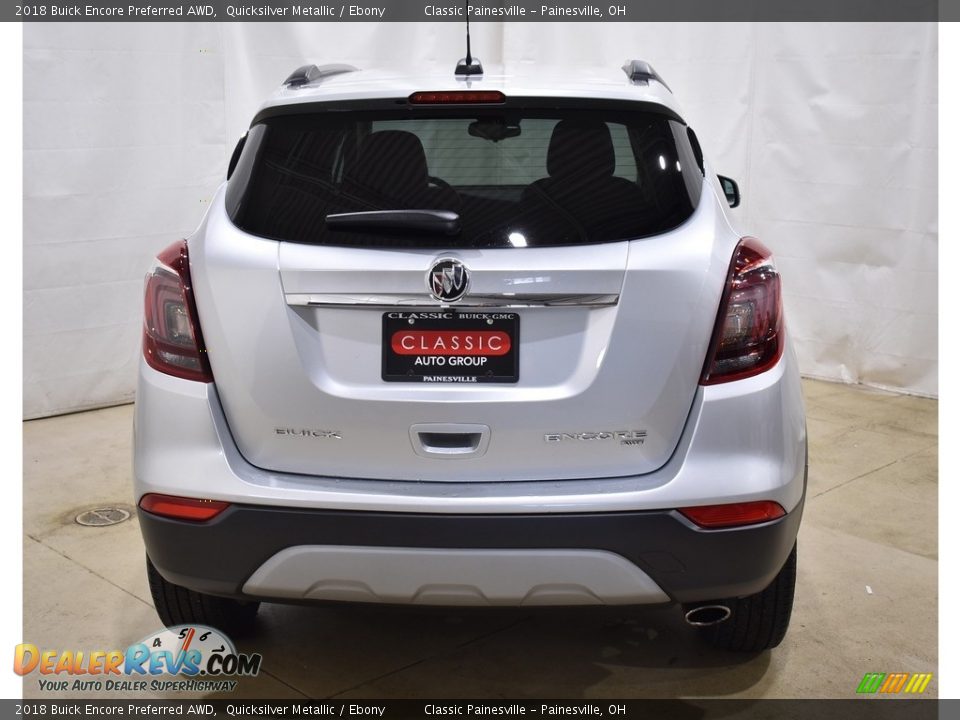 2018 Buick Encore Preferred AWD Quicksilver Metallic / Ebony Photo #3
