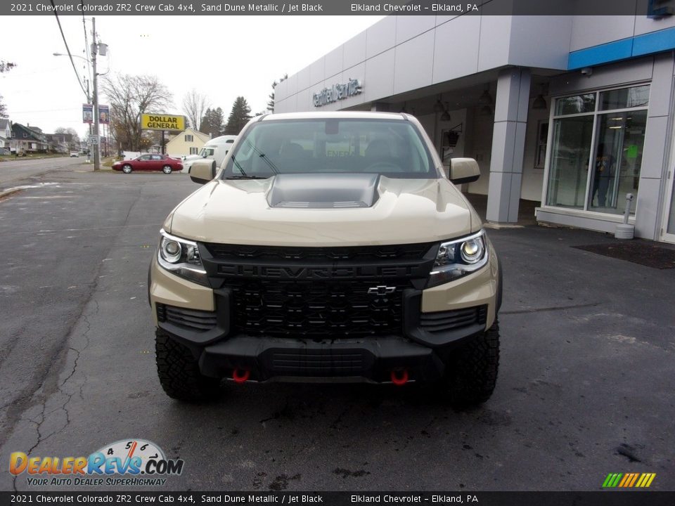 2021 Chevrolet Colorado ZR2 Crew Cab 4x4 Sand Dune Metallic / Jet Black Photo #8