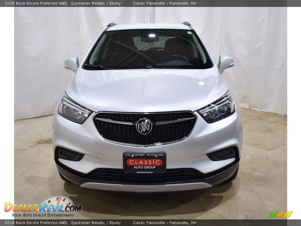 2018 Buick Encore Preferred AWD Quicksilver Metallic / Ebony Photo #4