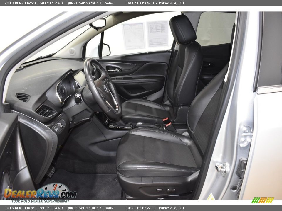 2018 Buick Encore Preferred AWD Quicksilver Metallic / Ebony Photo #7