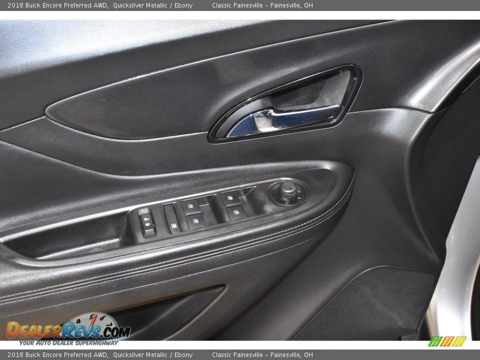 2018 Buick Encore Preferred AWD Quicksilver Metallic / Ebony Photo #10