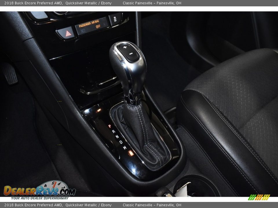 2018 Buick Encore Preferred AWD Quicksilver Metallic / Ebony Photo #14