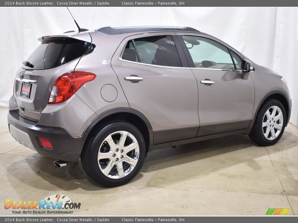 2014 Buick Encore Leather Cocoa Silver Metallic / Saddle Photo #2