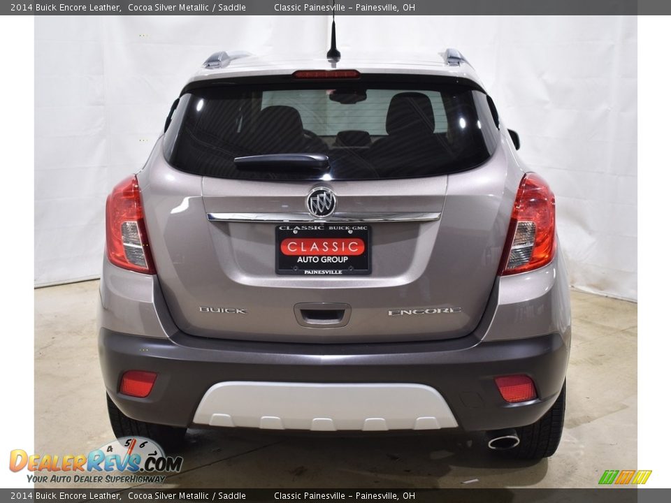 2014 Buick Encore Leather Cocoa Silver Metallic / Saddle Photo #3