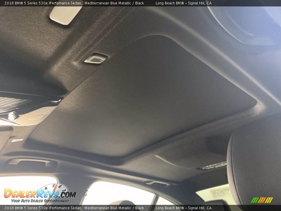 2018 BMW 5 Series 530e iPerfomance Sedan Mediterranean Blue Metallic / Black Photo #30