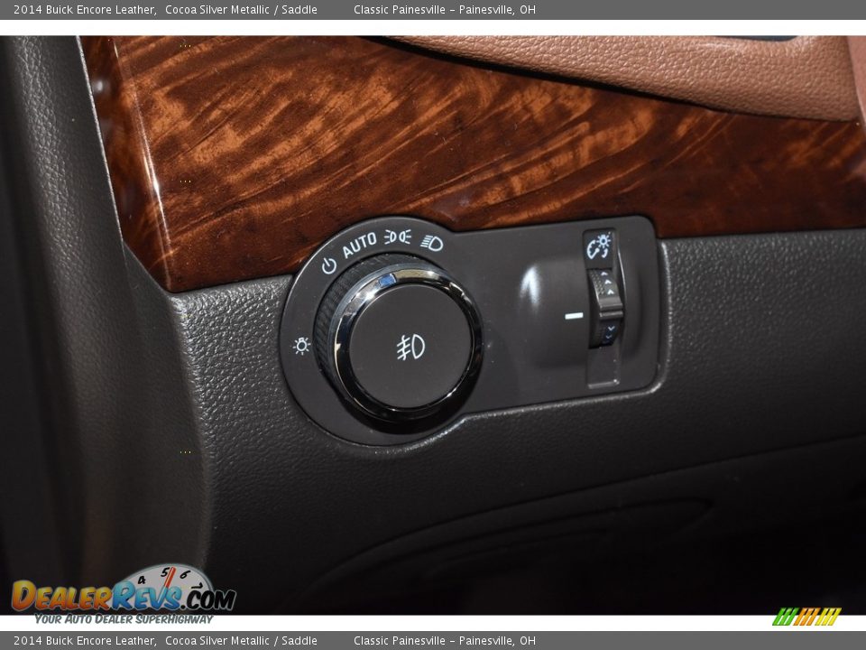 2014 Buick Encore Leather Cocoa Silver Metallic / Saddle Photo #12