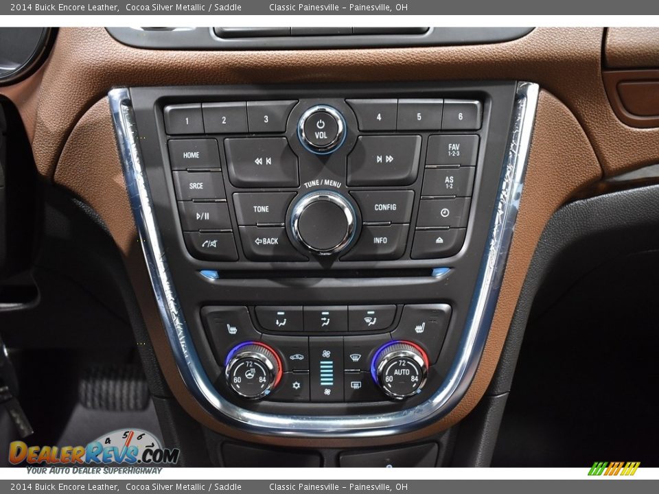 2014 Buick Encore Leather Cocoa Silver Metallic / Saddle Photo #14