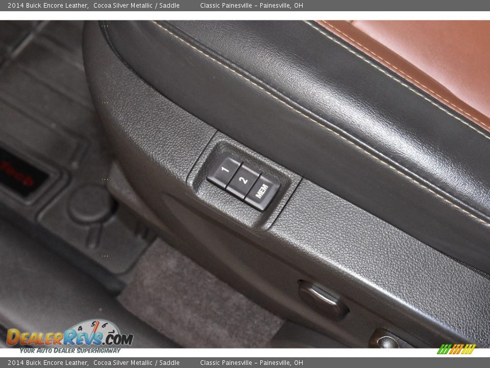 2014 Buick Encore Leather Cocoa Silver Metallic / Saddle Photo #16