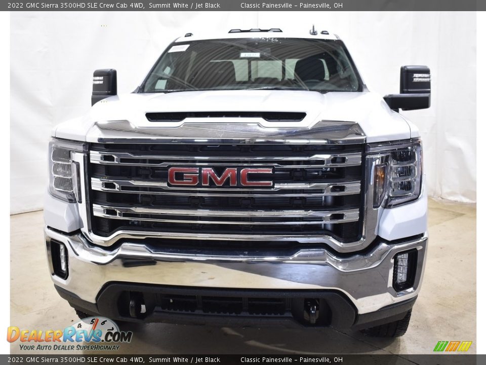 2022 GMC Sierra 3500HD SLE Crew Cab 4WD Summit White / Jet Black Photo #4