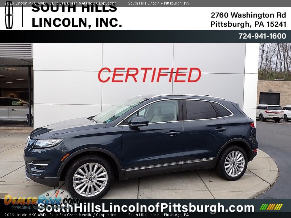 2019 Lincoln MKC AWD Baltic Sea Green Metallic / Cappuccino Photo #1