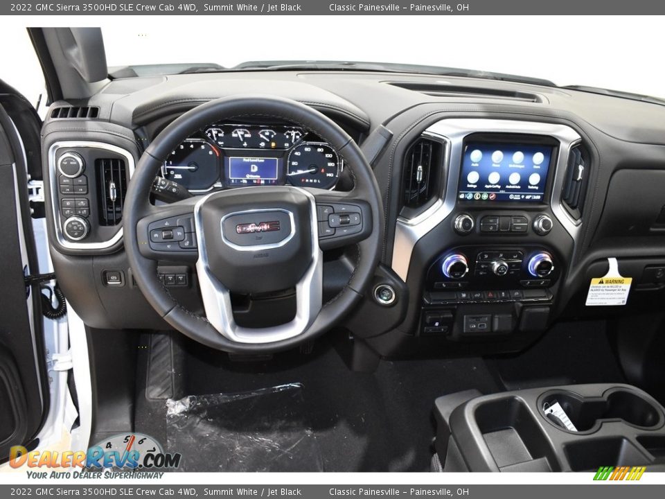 2022 GMC Sierra 3500HD SLE Crew Cab 4WD Summit White / Jet Black Photo #11