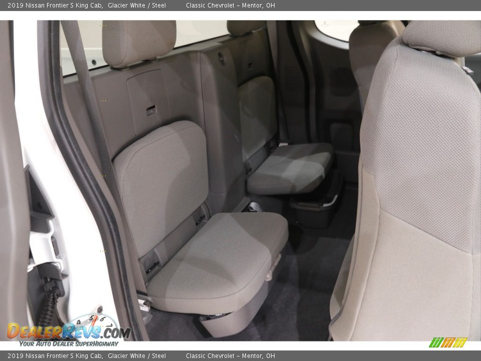2019 Nissan Frontier S King Cab Glacier White / Steel Photo #14
