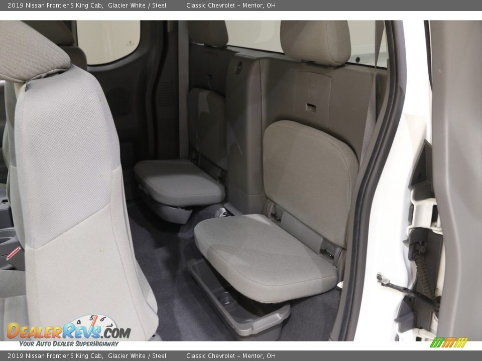 2019 Nissan Frontier S King Cab Glacier White / Steel Photo #15