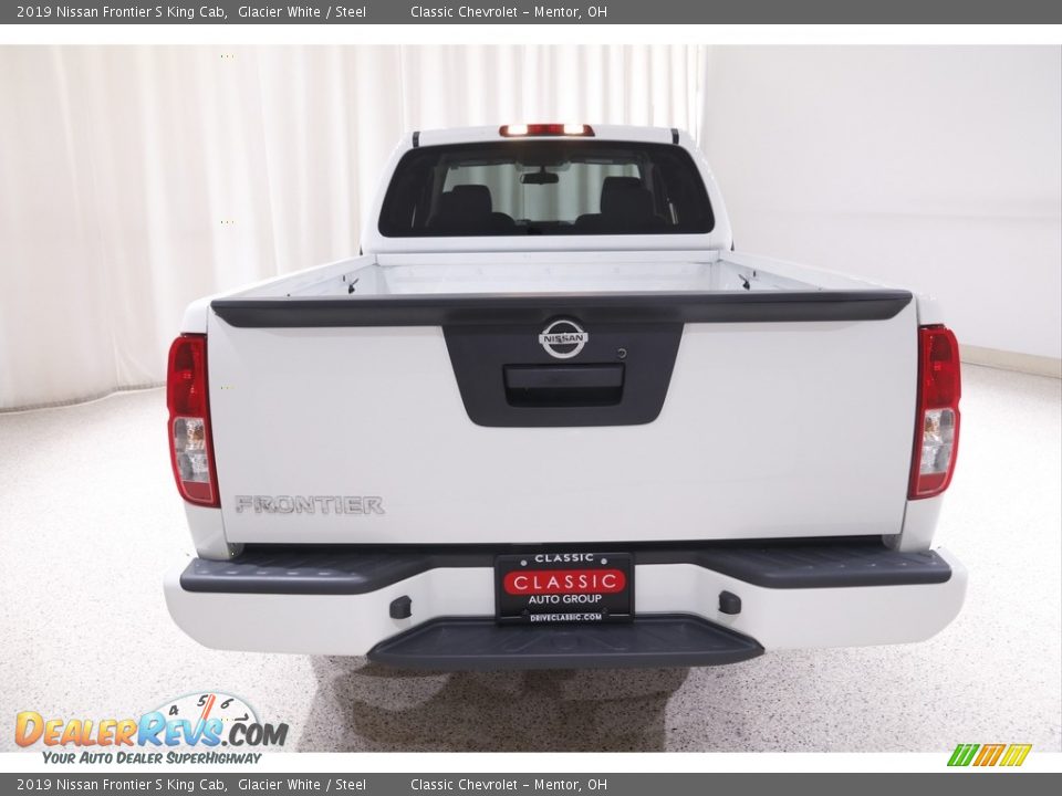 2019 Nissan Frontier S King Cab Glacier White / Steel Photo #16
