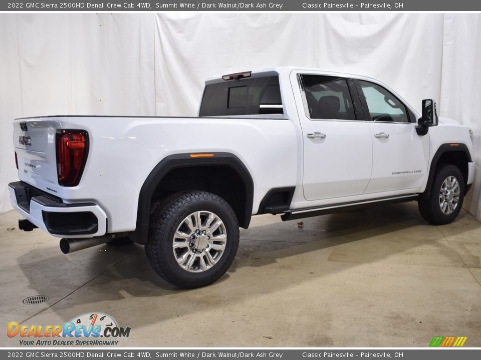 2022 GMC Sierra 2500HD Denali Crew Cab 4WD Summit White / Dark Walnut/Dark Ash Grey Photo #2