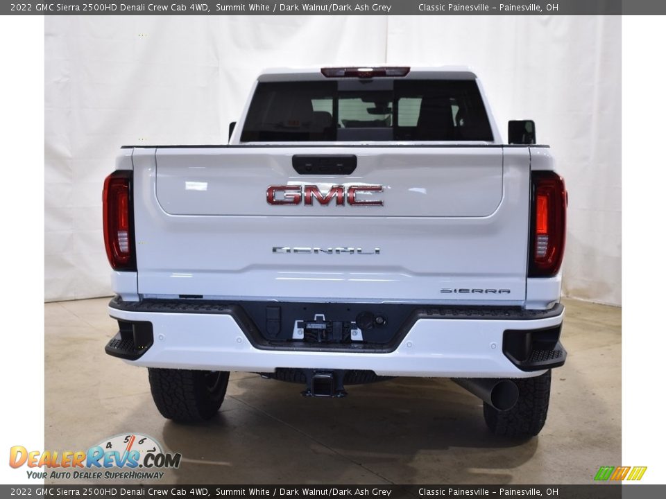 2022 GMC Sierra 2500HD Denali Crew Cab 4WD Summit White / Dark Walnut/Dark Ash Grey Photo #3