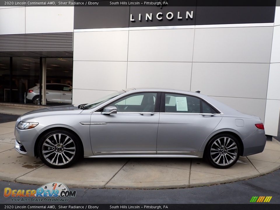 2020 Lincoln Continental AWD Silver Radiance / Ebony Photo #2