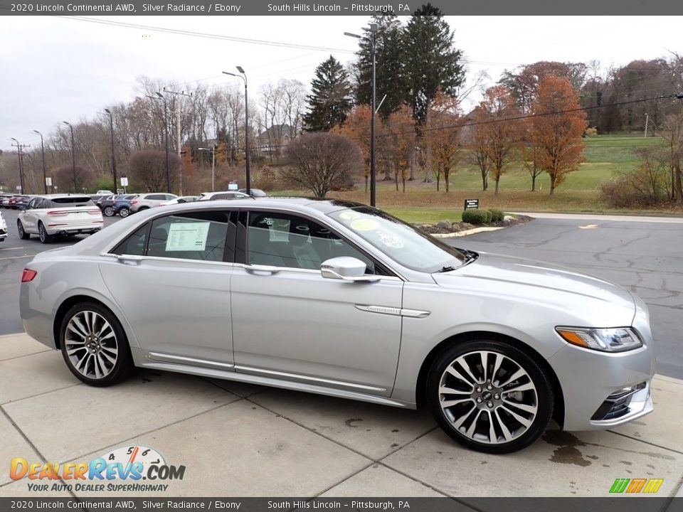 2020 Lincoln Continental AWD Silver Radiance / Ebony Photo #7