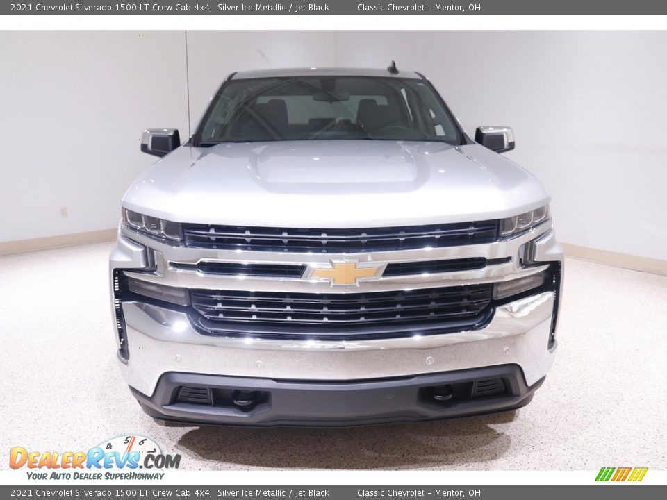 2021 Chevrolet Silverado 1500 LT Crew Cab 4x4 Silver Ice Metallic / Jet Black Photo #2