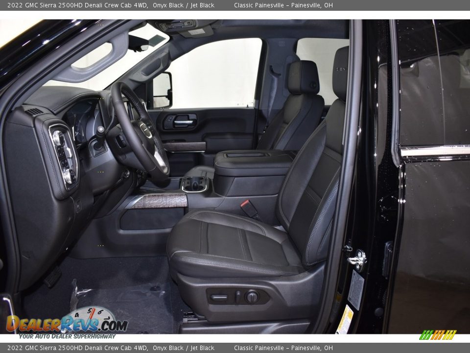 Jet Black Interior - 2022 GMC Sierra 2500HD Denali Crew Cab 4WD Photo #6