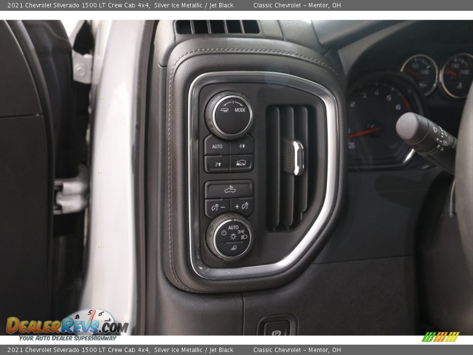 2021 Chevrolet Silverado 1500 LT Crew Cab 4x4 Silver Ice Metallic / Jet Black Photo #6