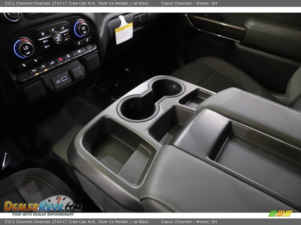 2021 Chevrolet Silverado 1500 LT Crew Cab 4x4 Silver Ice Metallic / Jet Black Photo #14
