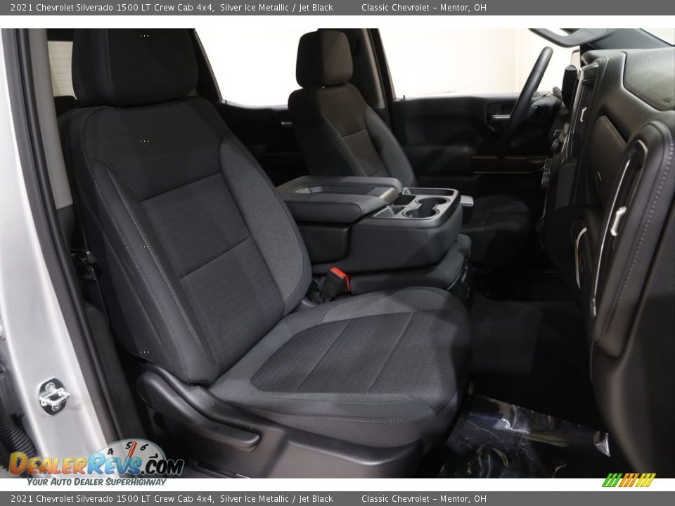 2021 Chevrolet Silverado 1500 LT Crew Cab 4x4 Silver Ice Metallic / Jet Black Photo #15