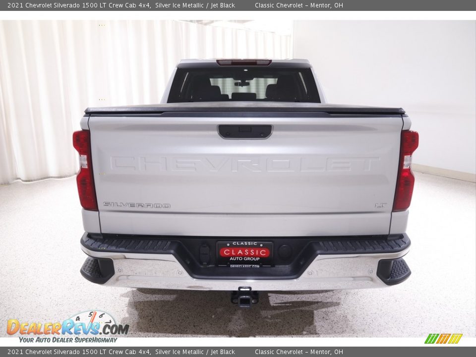 2021 Chevrolet Silverado 1500 LT Crew Cab 4x4 Silver Ice Metallic / Jet Black Photo #18