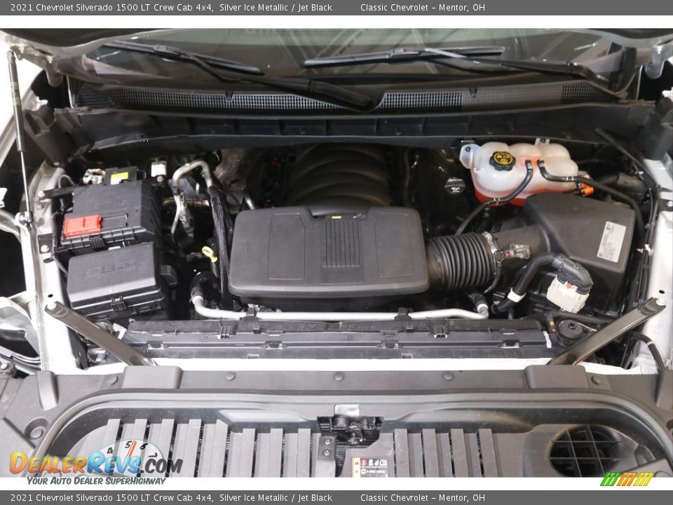 2021 Chevrolet Silverado 1500 LT Crew Cab 4x4 Silver Ice Metallic / Jet Black Photo #19