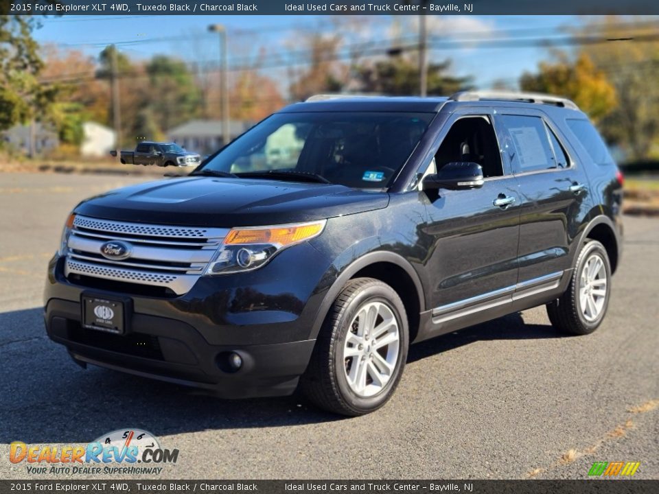 2015 Ford Explorer XLT 4WD Tuxedo Black / Charcoal Black Photo #1