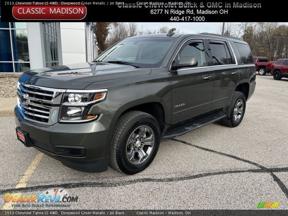 2019 Chevrolet Tahoe LS 4WD Deepwood Green Metallic / Jet Black Photo #1