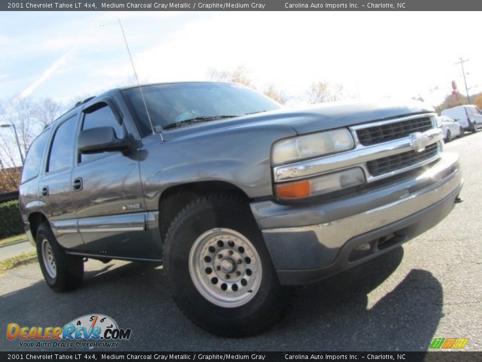 2001 Chevrolet Tahoe LT 4x4 Medium Charcoal Gray Metallic / Graphite/Medium Gray Photo #1
