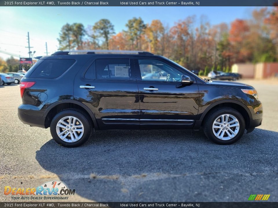 2015 Ford Explorer XLT 4WD Tuxedo Black / Charcoal Black Photo #6