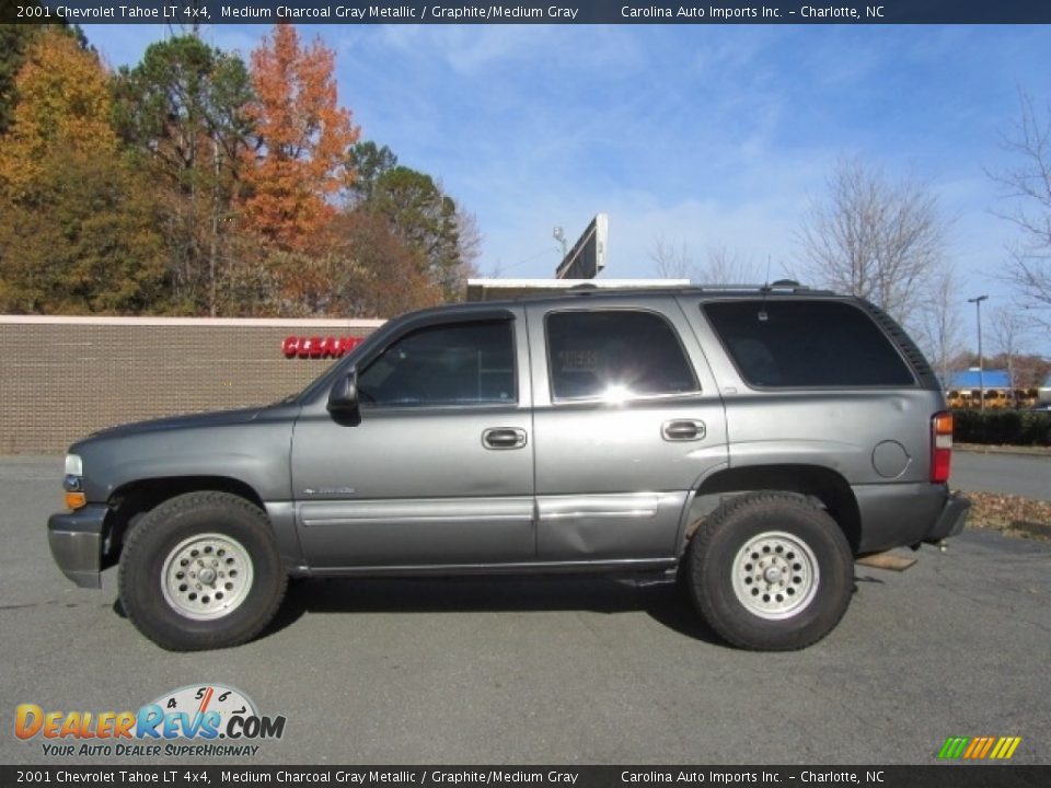 2001 Chevrolet Tahoe LT 4x4 Medium Charcoal Gray Metallic / Graphite/Medium Gray Photo #7