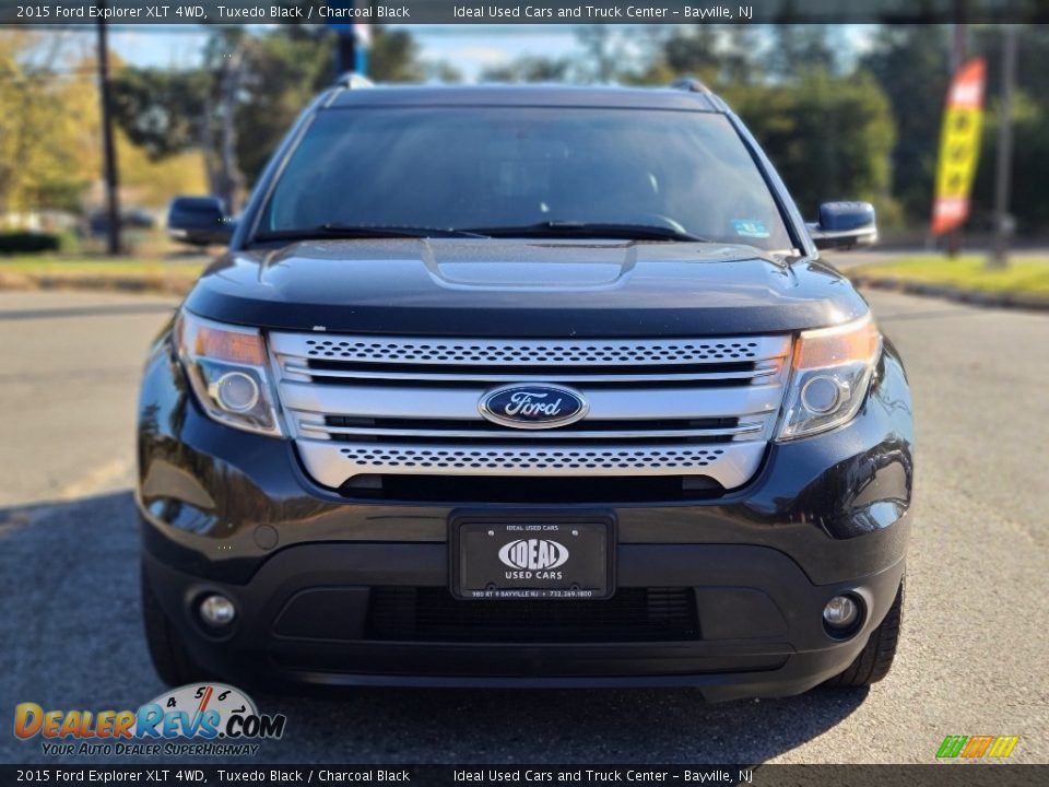 2015 Ford Explorer XLT 4WD Tuxedo Black / Charcoal Black Photo #8