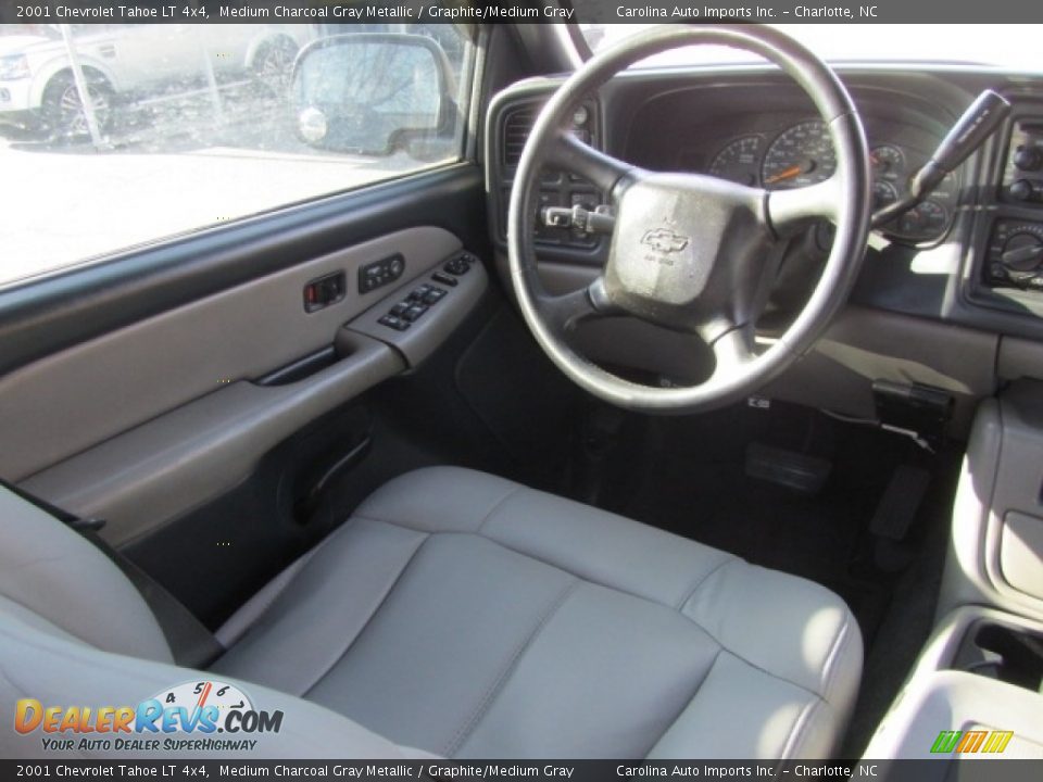 2001 Chevrolet Tahoe LT 4x4 Medium Charcoal Gray Metallic / Graphite/Medium Gray Photo #12