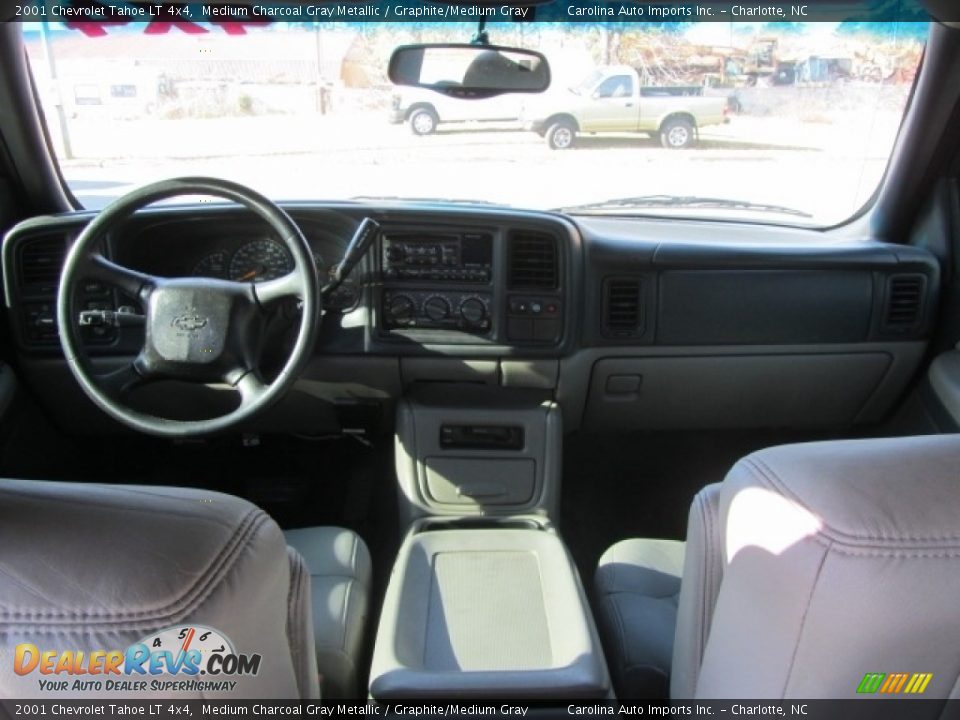 2001 Chevrolet Tahoe LT 4x4 Medium Charcoal Gray Metallic / Graphite/Medium Gray Photo #13