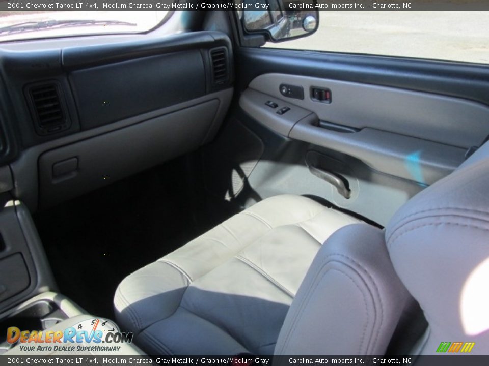 2001 Chevrolet Tahoe LT 4x4 Medium Charcoal Gray Metallic / Graphite/Medium Gray Photo #14